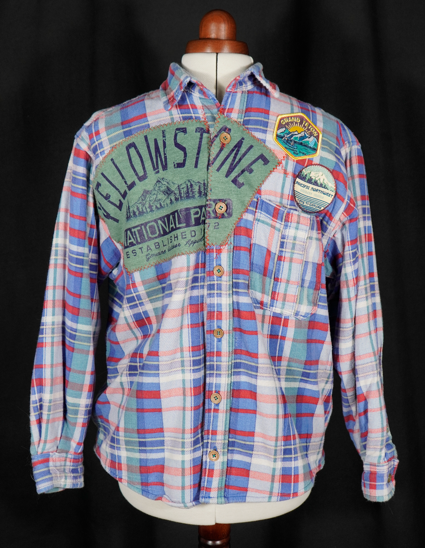 Reworked Flannel Shacket - National Parks