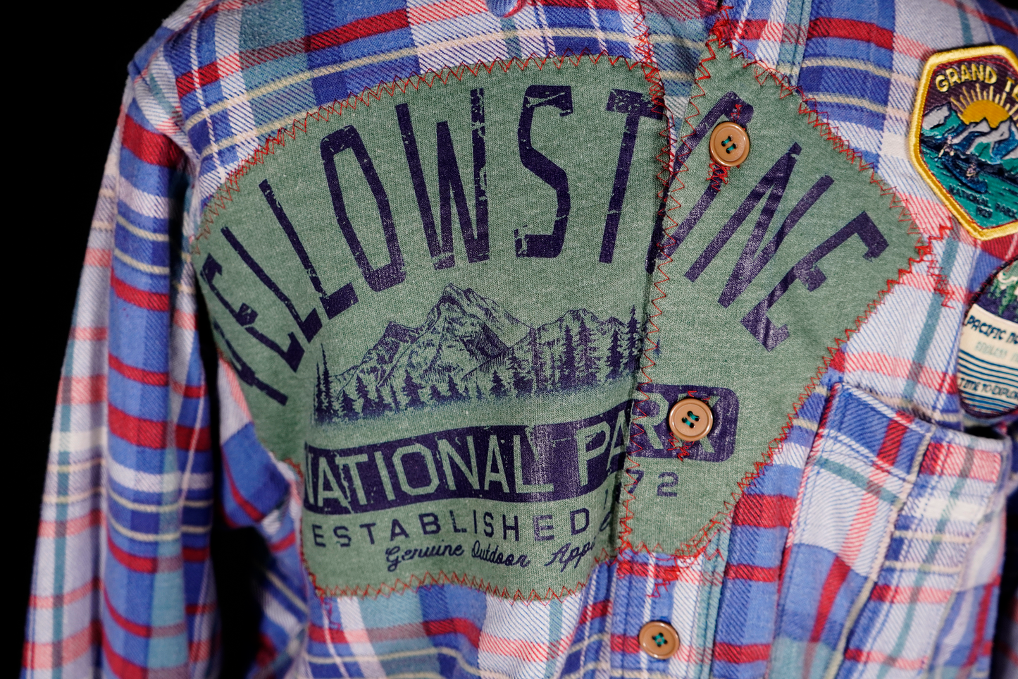 Reworked Flannel Shacket - National Parks