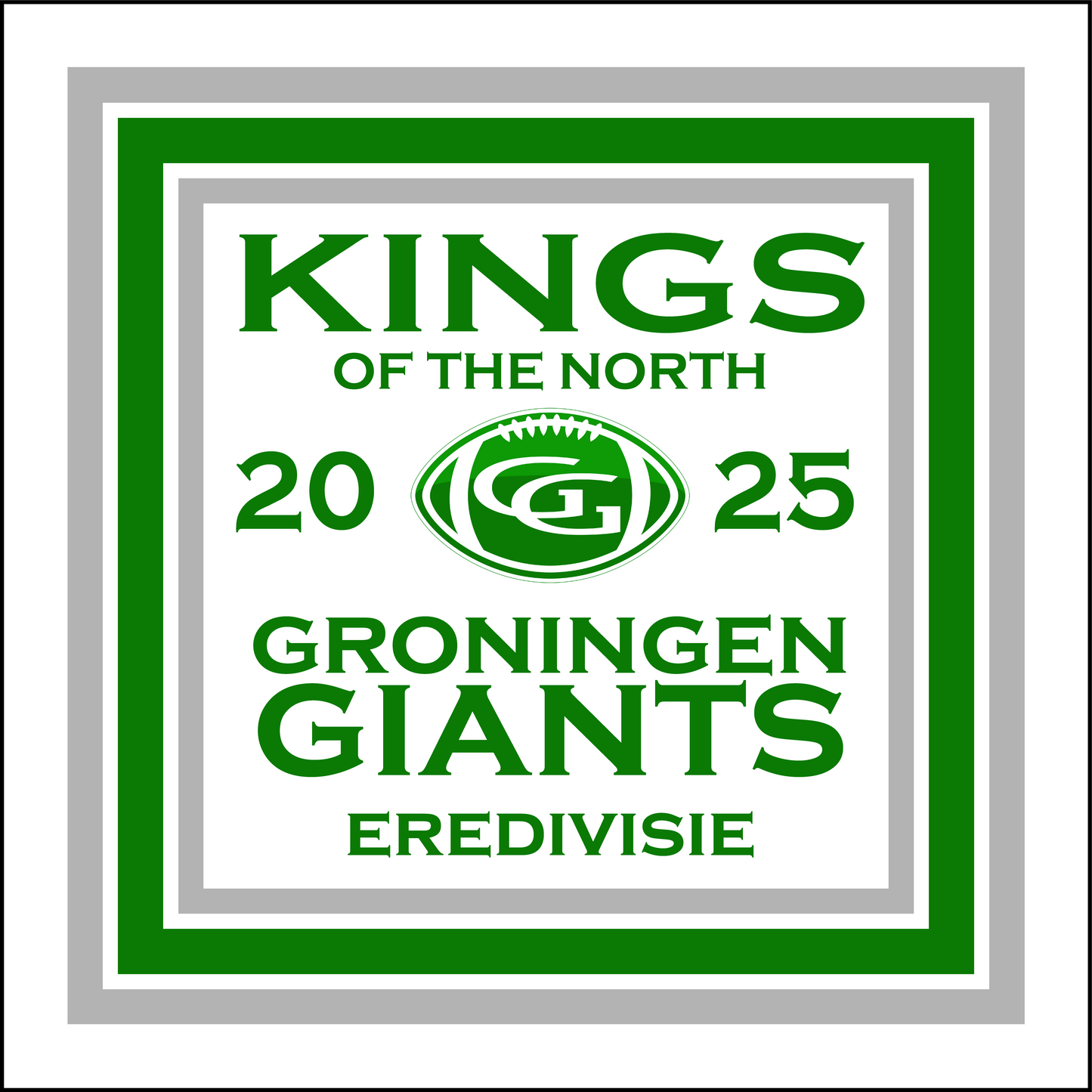 Giants Varsity Patch - Kings of the North 2025