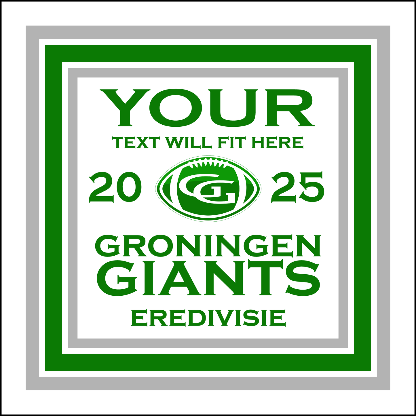 Giants Varsity Patch - Custom