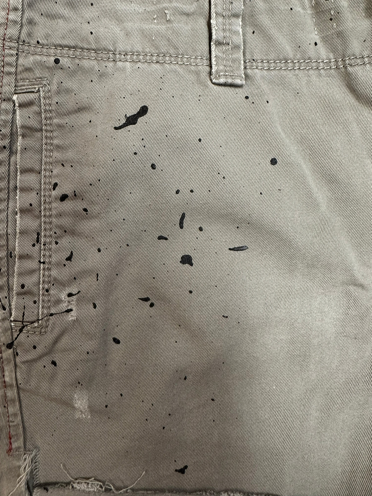 Splatter Short Shorts