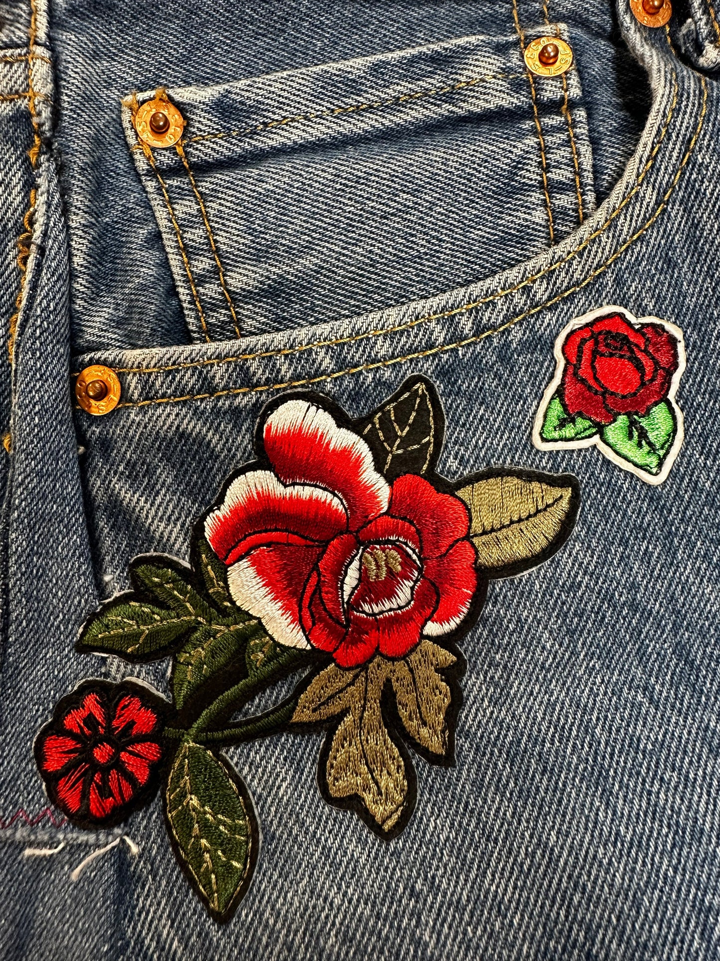 Floral Jorts
