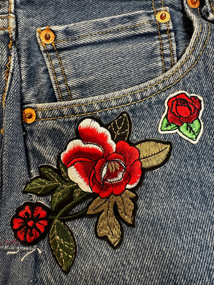 Floral Jorts