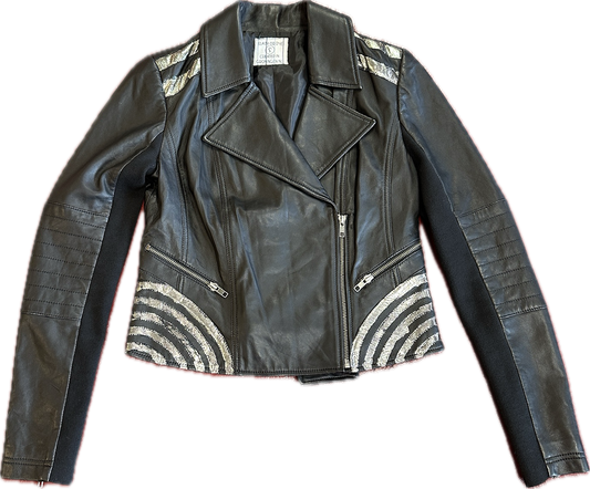 Foiled Leather Jacket