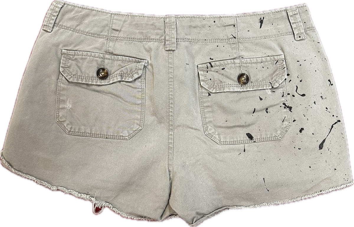 Splatter Short Shorts