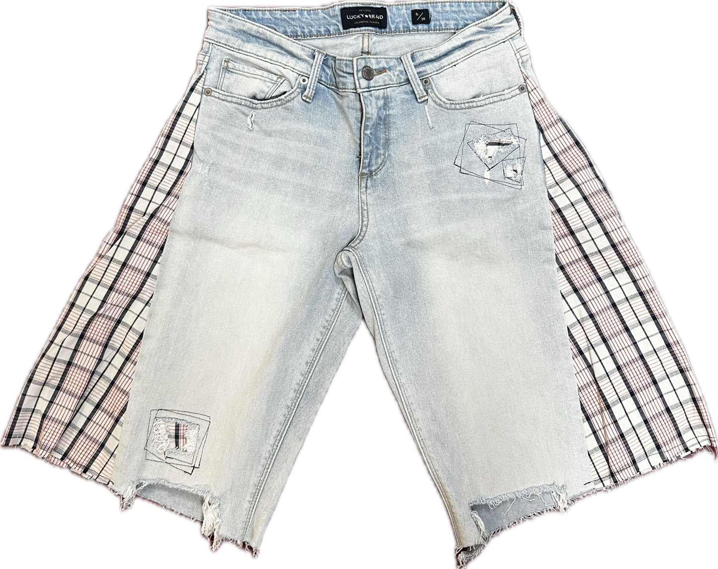 Plaid Jorts