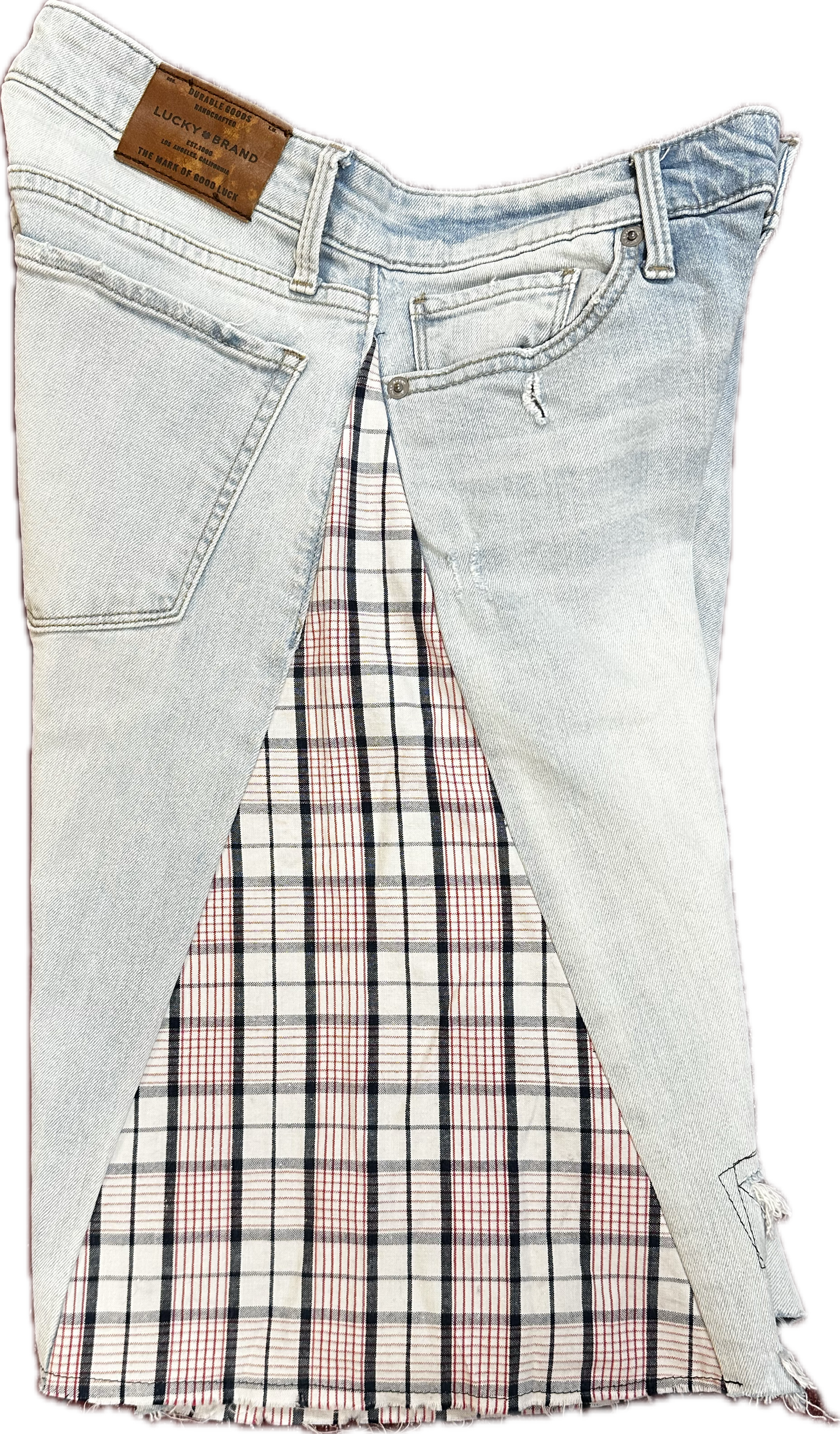 Plaid Jorts