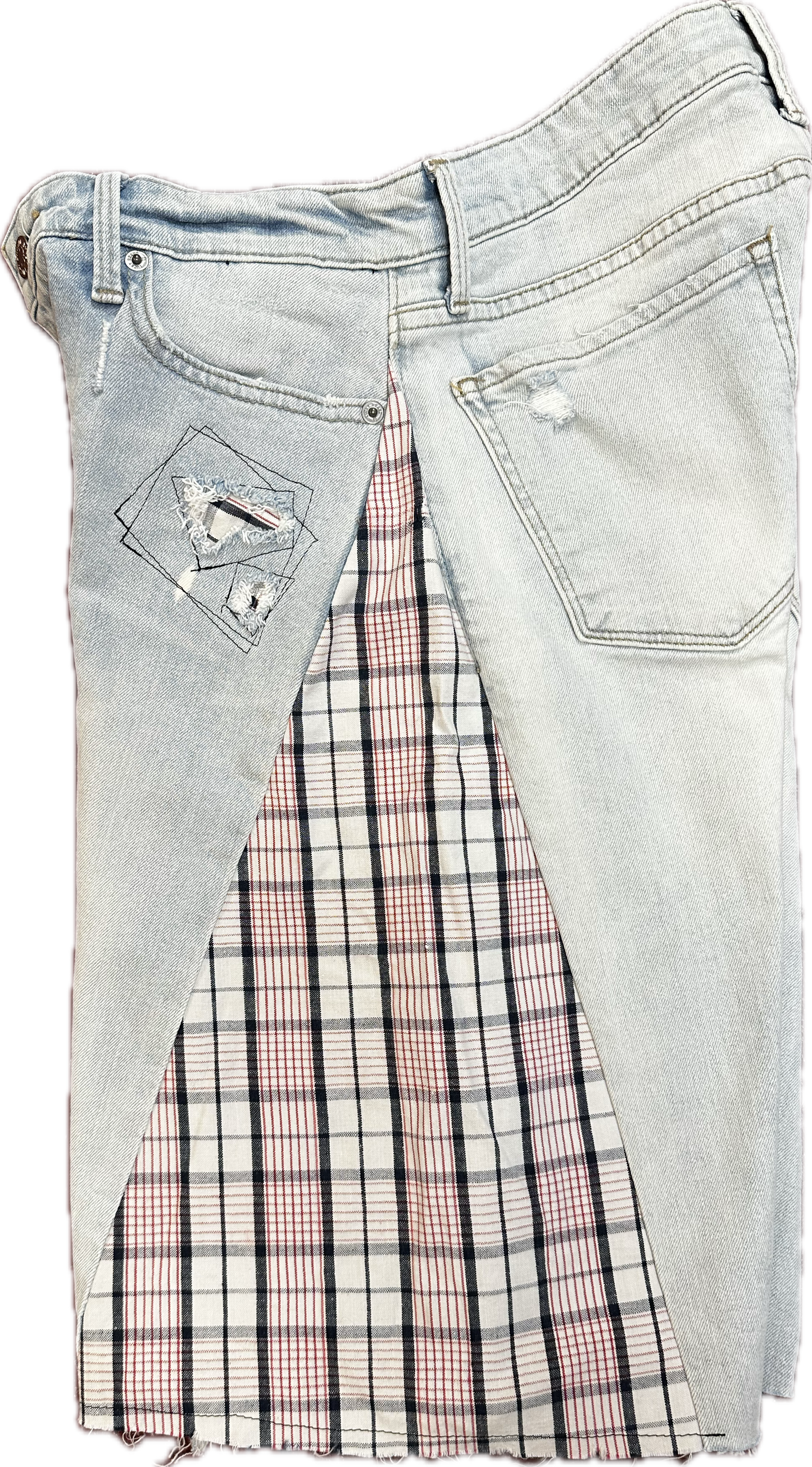 Plaid Jorts